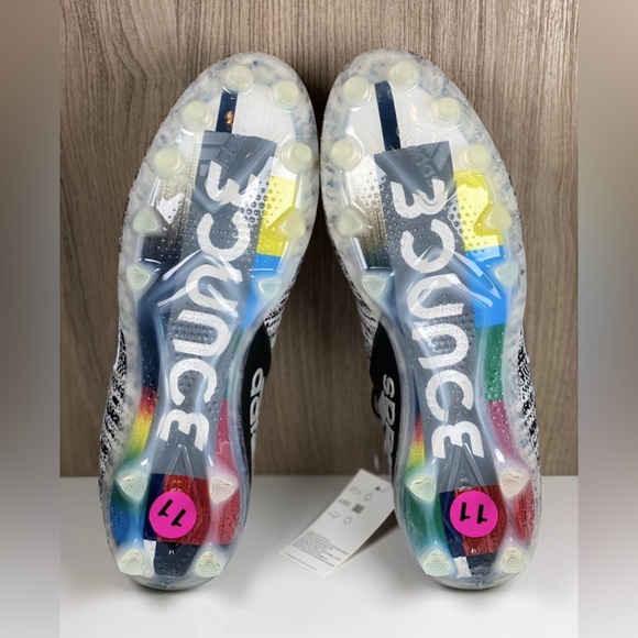 Adidas Freak Carbon 20 Football Cleats White Silver Black EF8699 Men’s Size 11 - Picture 7 of 9